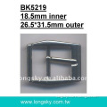 (#BK5219/18.5mm inner) Zinc metal belt buckle with single prong